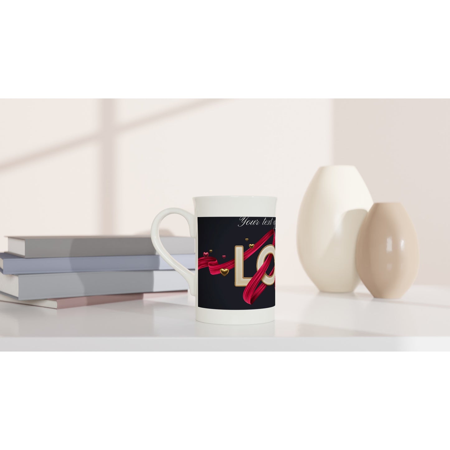 White Porcelain Slim Mug (10oz)